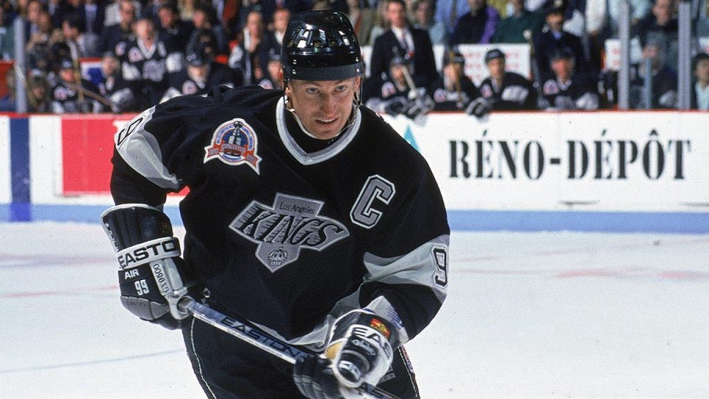 Wayne-Gretzky-Kings Wayne Gretzky Edmonton Oilers Los Angeles Kings New York Rangers Team Canada Wayne Gretzky 