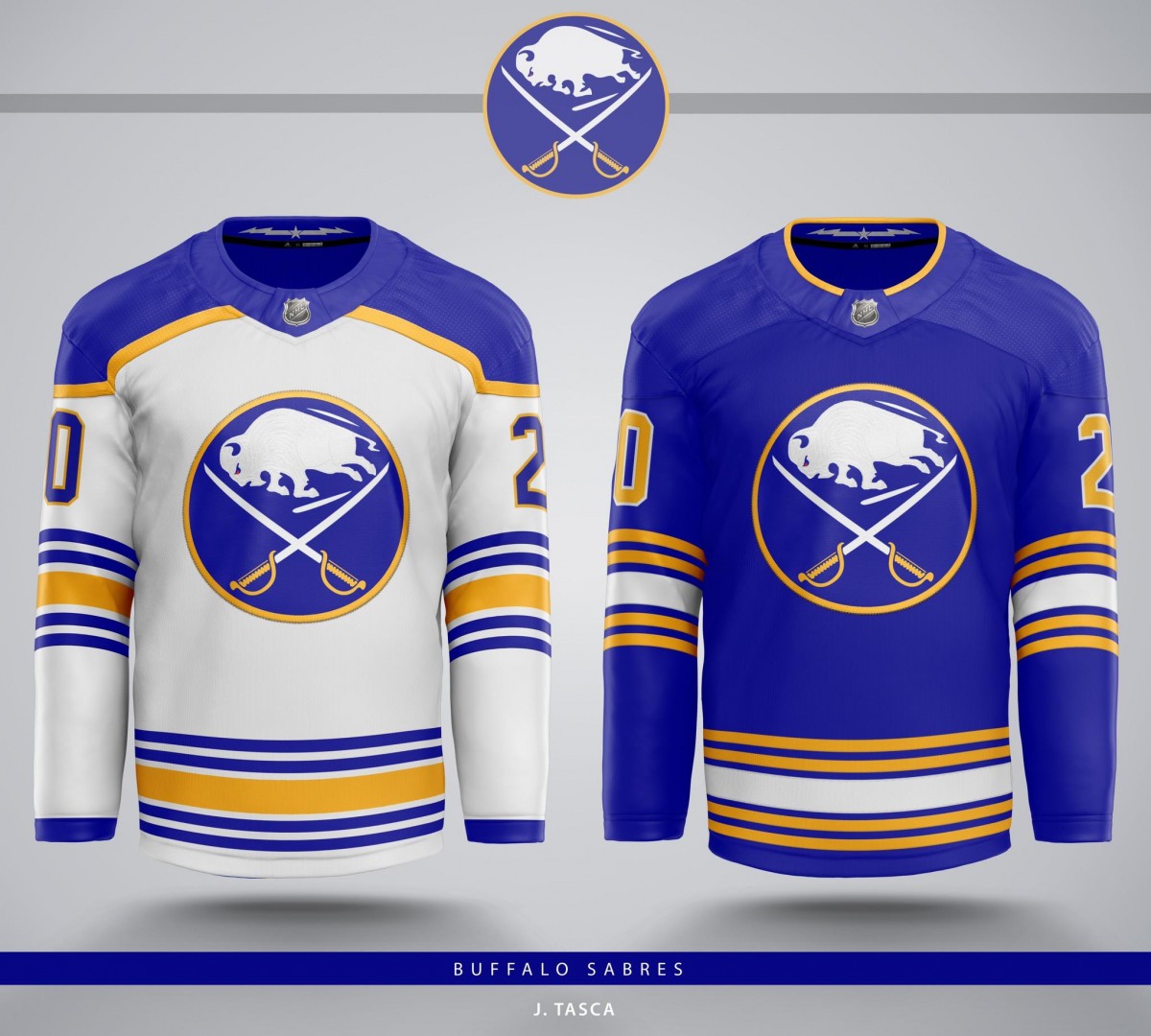 Buffalo Sabres Reverse Retro Concept based off of Buffalo Bisons :  r/hockeydesign