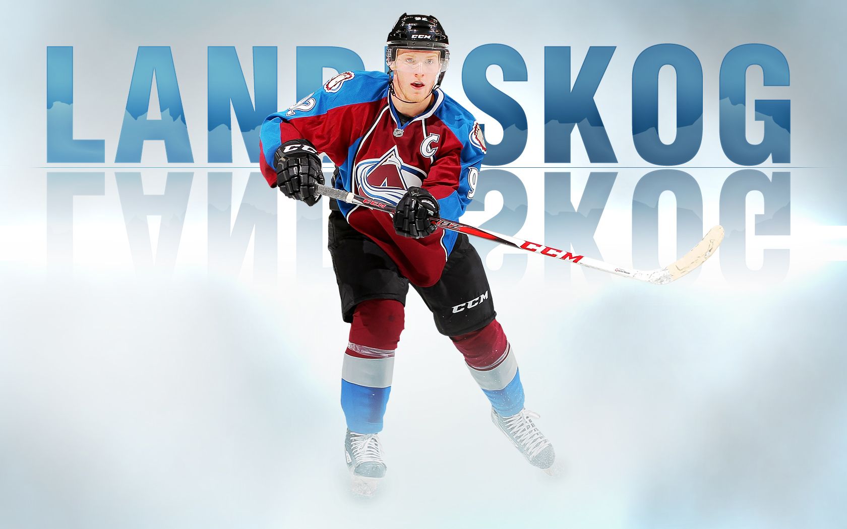 Download Ice Hockey Team Captain Gabriel Landeskog Wallpaper
